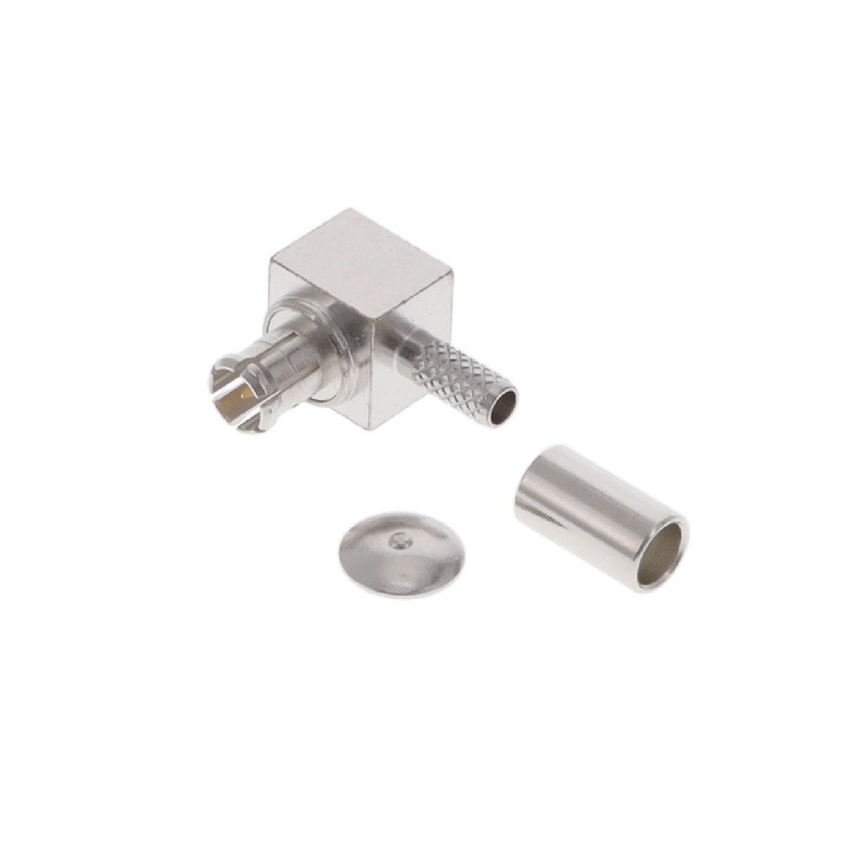 1 pcs : R213182007 - MCX / RIGHT ANGLE PLUG CRIMP TYP
