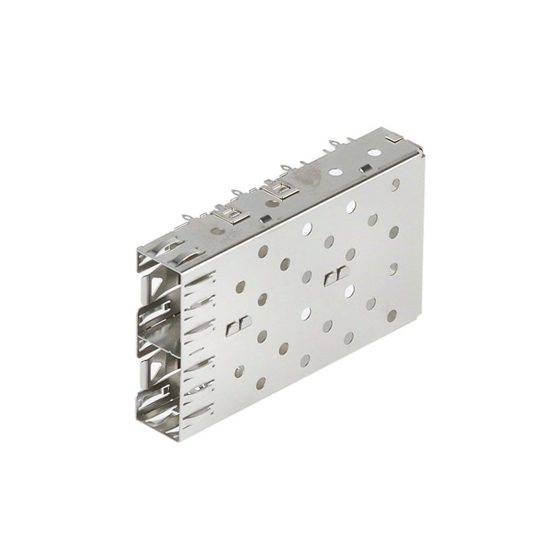 1 pcs : 1761014-3 - CONN SFP CAGE 1X2 PRESS-FIT R/A