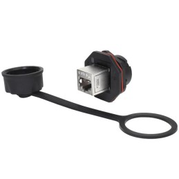 1 pcs : SS-60400-030 - COUPLER RJ45 CAT6A PANEL MNT RJ4