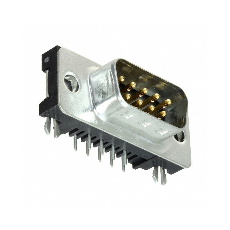 1 pcs : 5177597-9 - CONN D-SUB PLUG 9POS R/A SLDR