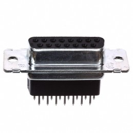 1 pcs : 745185-7 - CONN D-SUB RCPT 15POS VERT SLDR
