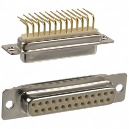 1 pcs : 174-E25-213R001 - CONN D-SUB RCPT 25POS R/A SLDR
