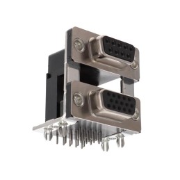1 pcs : K42X-E9S/E15S-A4N - CONN D-SUB PLUG/RCPT 9/15POS R/A