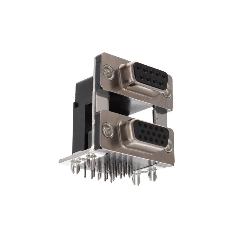 1 pcs : K42X-E9S/E15S-A4N - CONN D-SUB PLUG/RCPT 9/15POS R/A