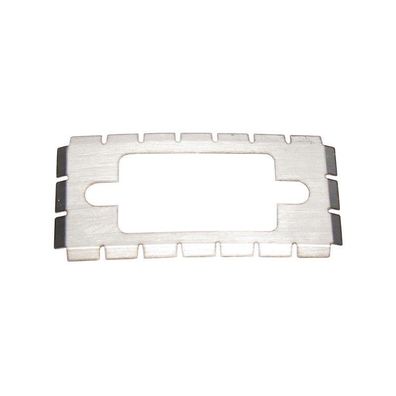 1 pcs : 09D-200-SS - STAINLESS STEEL D-SUB SLOTTED GA