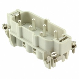 1 pcs : 0936010219 - 6P + PE MALE INSERT 35A 830V/UL