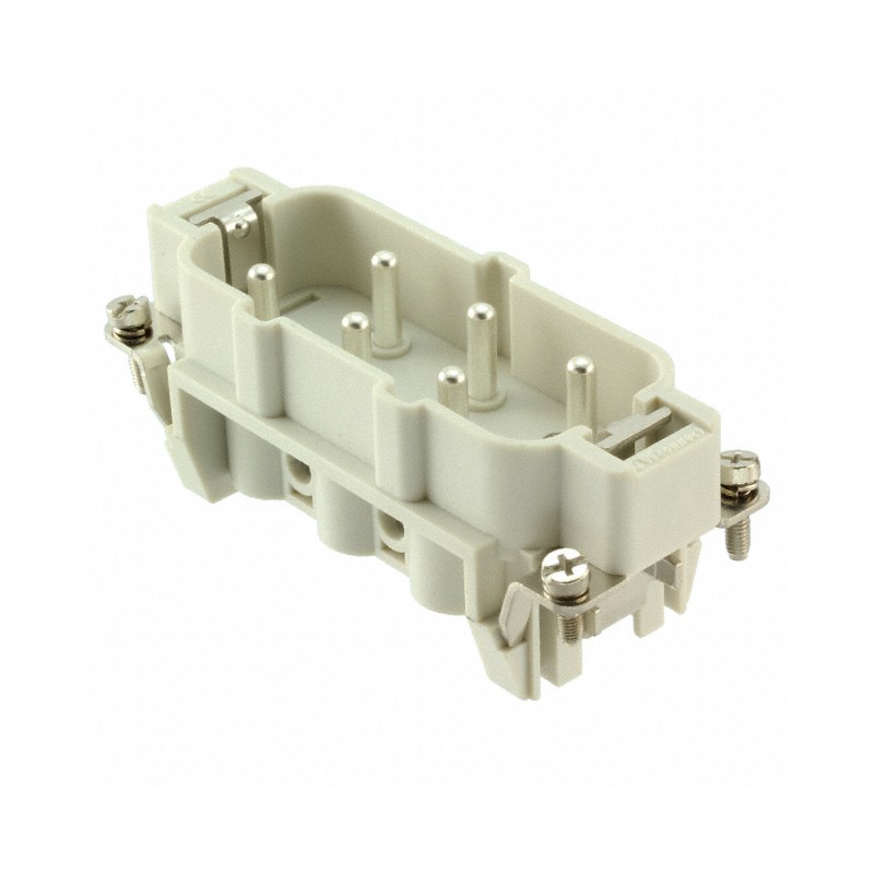 1 pcs : 0936010219 - 6P + PE MALE INSERT 35A 830V/UL