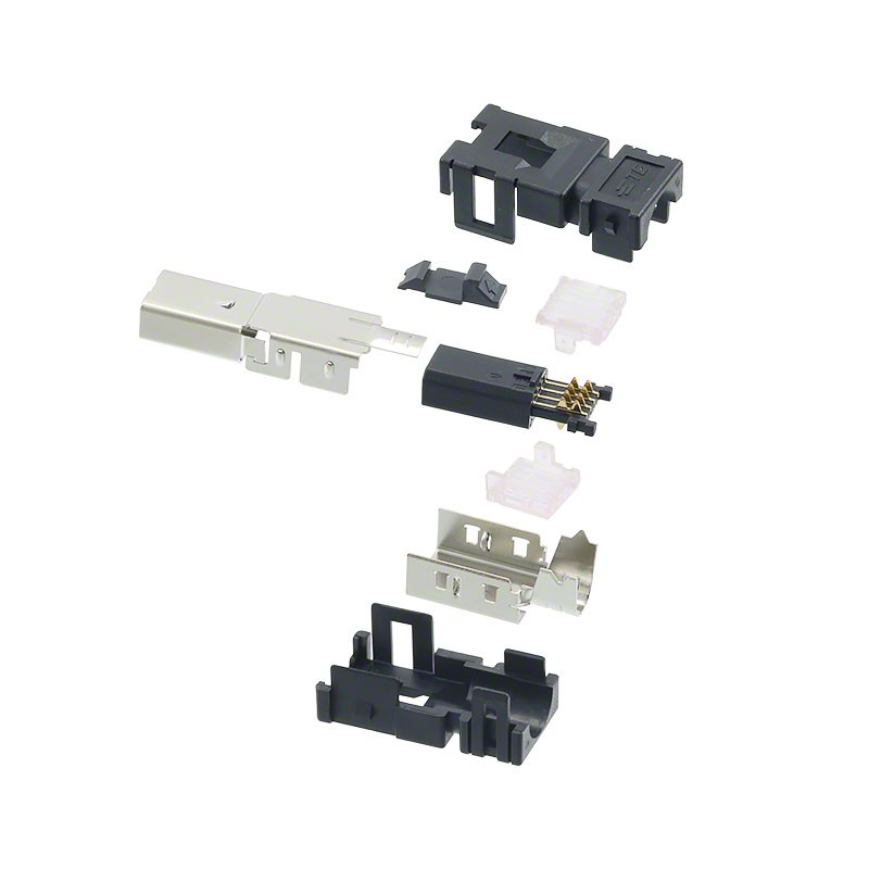 1 pcs : 2201855-2 - CONN MULTI-PURP PLUG 8P IDC STR