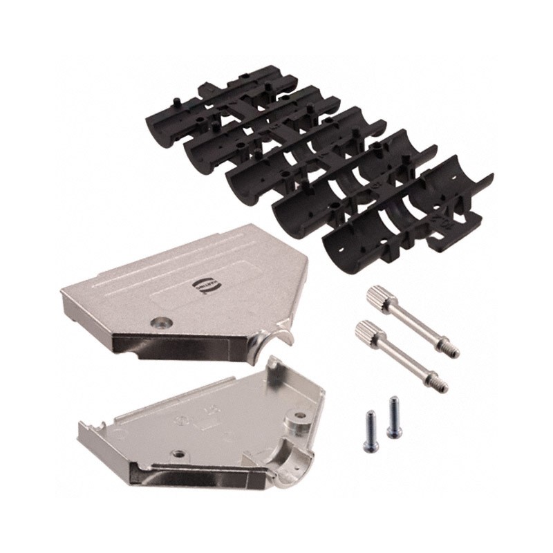 1 pcs : 09670370343 - CONN BACKSHELL 37POS 180DEG