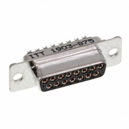 1 pcs : DAM15SA197 - CONN D-SUB RCPT 15POS PNL MNT