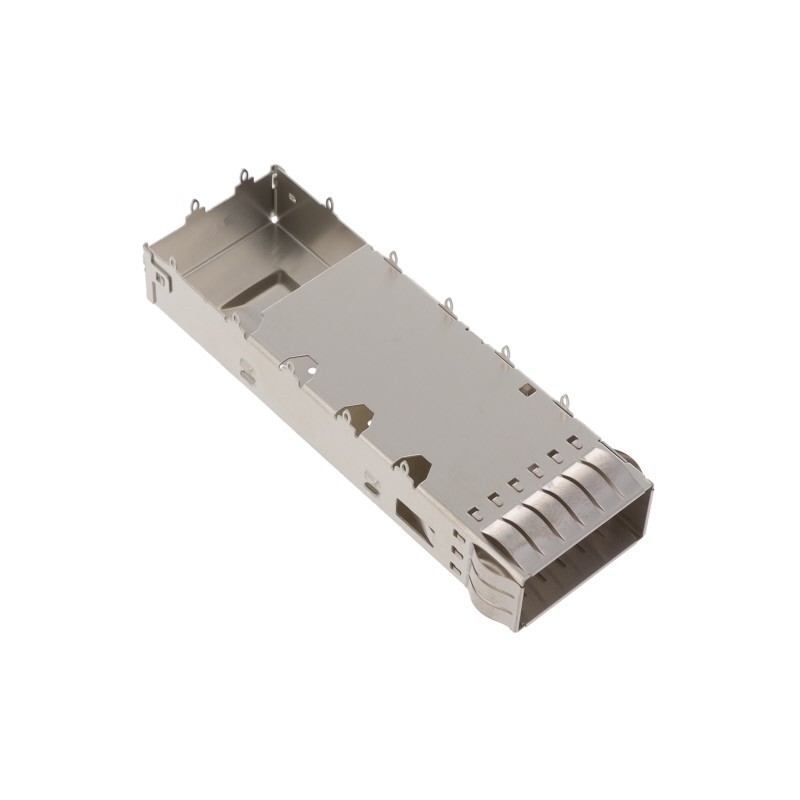 1 pcs : 2170703-1 - CONN QSFP28 CAGE PRESS-FIT R/A