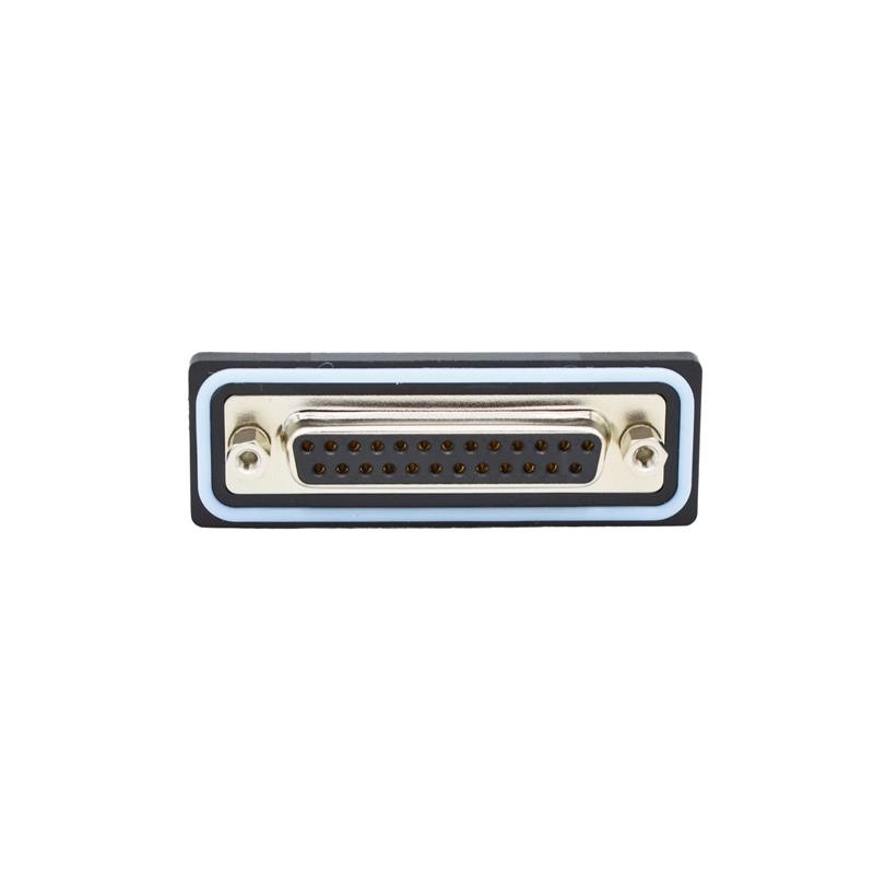 1 pcs : SDF-V25-213L051 - CONN D-SUB RCPT 25P PNL MNT SLDR