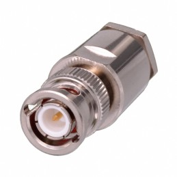 1 pcs : VBS10-2020 - CONN BNC PLUG STR 50 OHM SOLDER