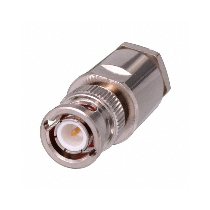 1 pcs : VBS10-2020 - CONN BNC PLUG STR 50 OHM SOLDER