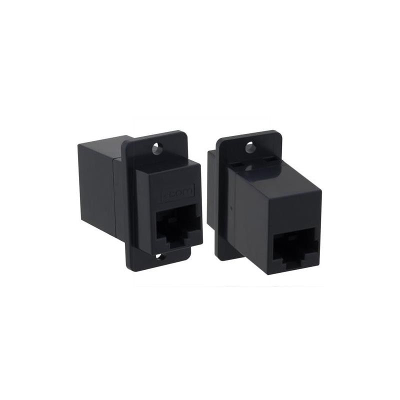 1 pcs : ECF5048SK-BK - CPLR PNL MNT 8X8K STRAIGHT BLK