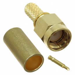 1 pcs : 32S107-306L5 - CONN SMA PLUG STR 50OHM SOLDER