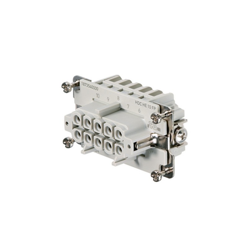 1 pcs : 1873540000 - INSERT FEMALE 10POS+1GND PUSH IN