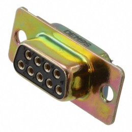 1 pcs : DEM-9S - CONN D-SUB RCPT 9POS PNL MNT