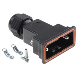 50 pcs - Harting D-sub Waterproof Series Polymer D Sub Backshell, 9 Way