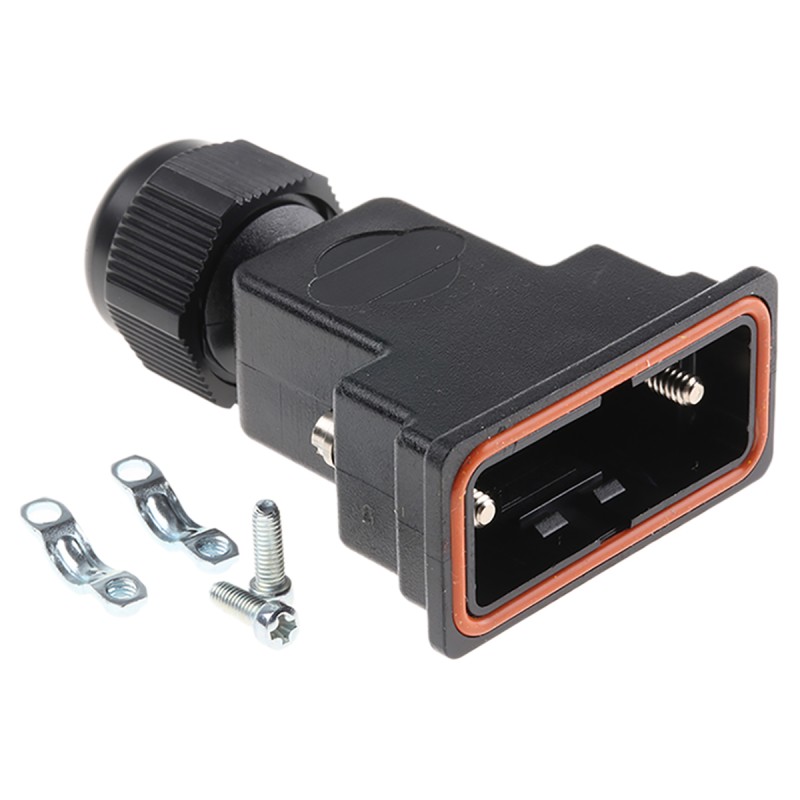 50 pcs - Harting D-sub Waterproof Series Polymer D Sub Backshell, 9 Way