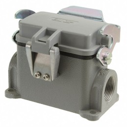 1 pcs : H10B-TSH-PG21 - CONN HOOD SIDE ENTRY SZ10B PG21