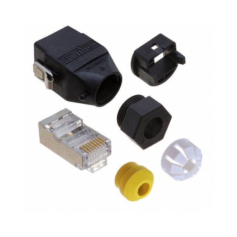 1 pcs : RCEF-G-01 - CONN MOD PLUG 8P8C UNSHIELDED