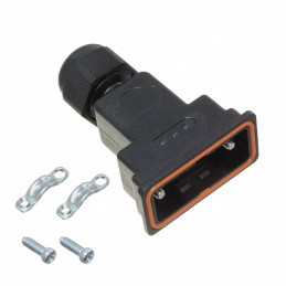 1 pcs : 09670090439 - D SUB IP 67 TOP ENTRY PLASTIC HO