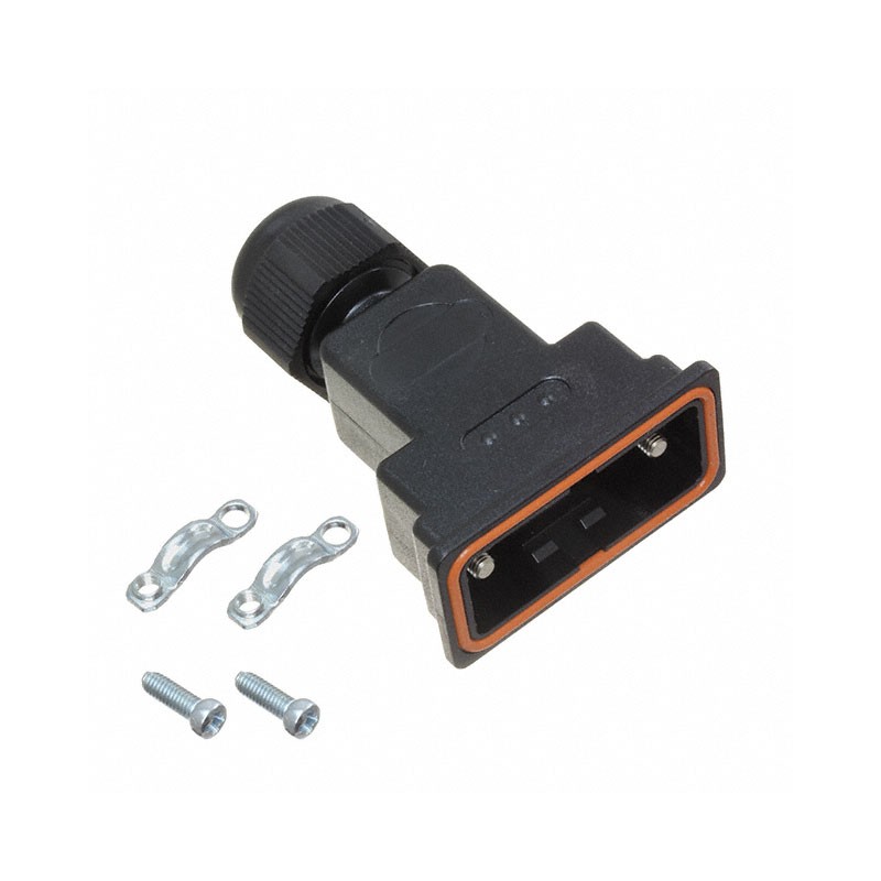 1 pcs : 09670090439 - D SUB IP 67 TOP ENTRY PLASTIC HO