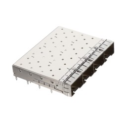 1 pcs : 0747548420 - CONN SFP+ CAGE 1X4 PRESS-FIT R/A