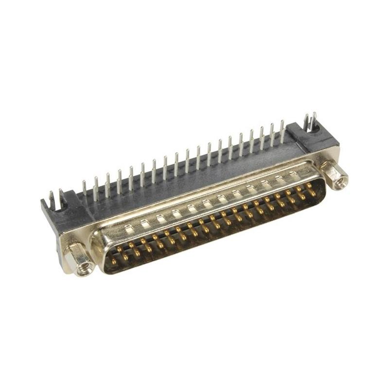 1 pcs : 09684635813 - CONN D-SUB PLUG 37POS R/A SLDR