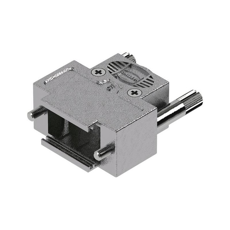 1 pcs : 09670090433 - D-SUB 9PIN METALLIZED HOOD, TOP