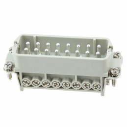 1 pcs : HA-016-M(17-32) - INSERT MALE 16+1GND SCREW