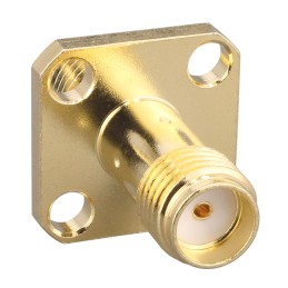 1 pcs : ADP-SMAF-SMAF-F-G - CONN ADAPT JACK-JACK SMA 50 OHM