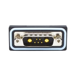 1 pcs : CDFR7W2113L411 - CONN D-SUB PLUG 7POS R/A SLDR