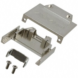 1 pcs : 5788362-1 - CONN BACKSHELL 68POS 180DEG SILV