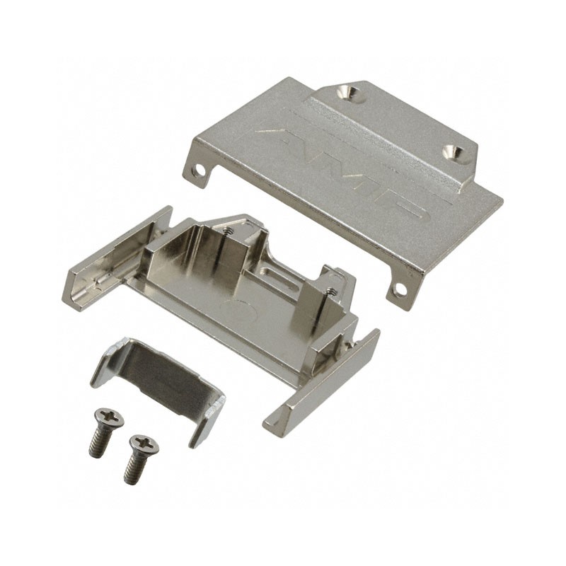 1 pcs : 5788362-1 - CONN BACKSHELL 68POS 180DEG SILV