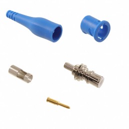 1 pcs : 73104-6 - INSUL BNC (M) CONNCTR/50 OHM BLU