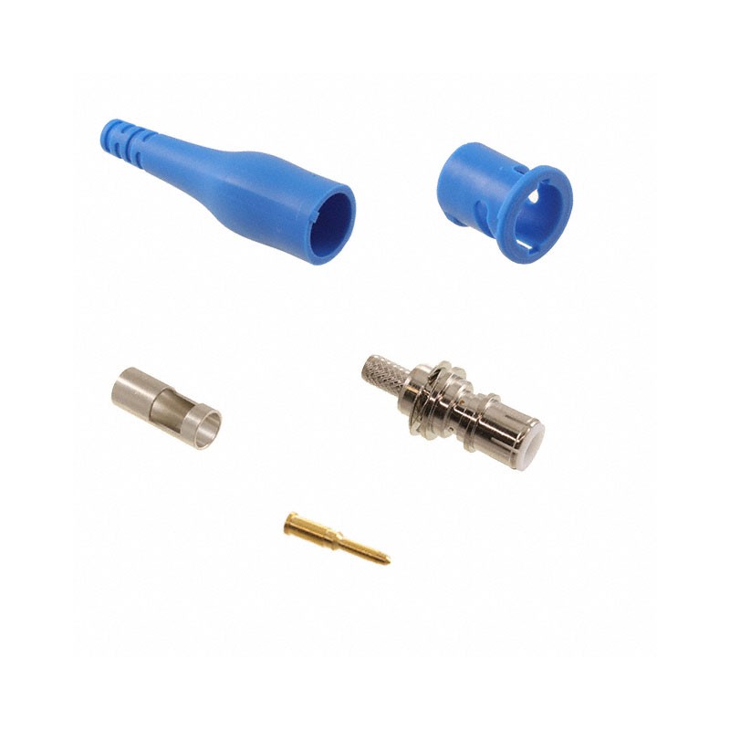 1 pcs : 73104-6 - INSUL BNC (M) CONNCTR/50 OHM BLU