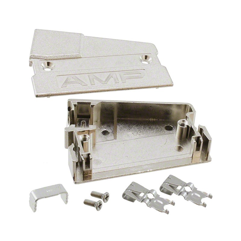 1 pcs : 5749202-2 - CONN BACKSHELL 50POS 75DEG SHLD