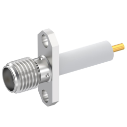 1 pcs : R124464000 - SMA / ADJUST. 2 HOLE FLANGE JACK