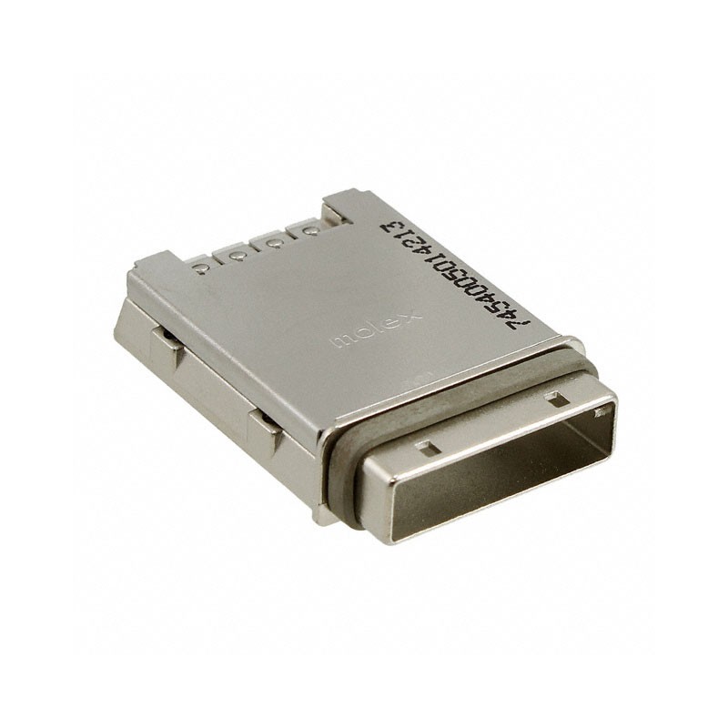 1 pcs : 0745400501 - CONN EMI HSG FOR IPASS SERIES