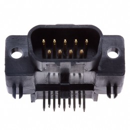 1 pcs : 745001-3 - CONN D-SUB PLUG 9POS R/A SLDR