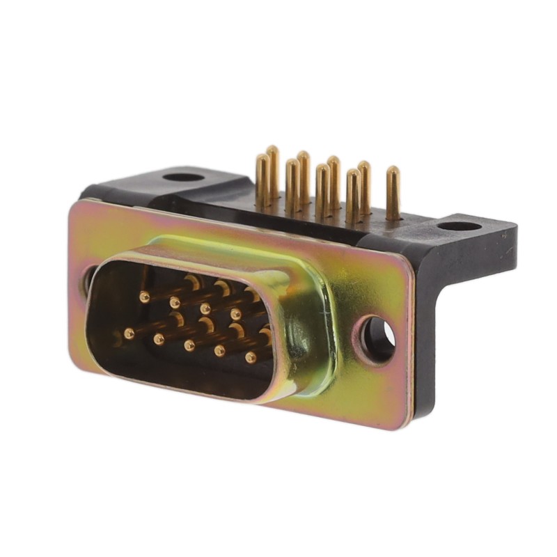 1 pcs : M24308/24-37F - CONN D-SUB PLUG 9POS R/A SOLDER