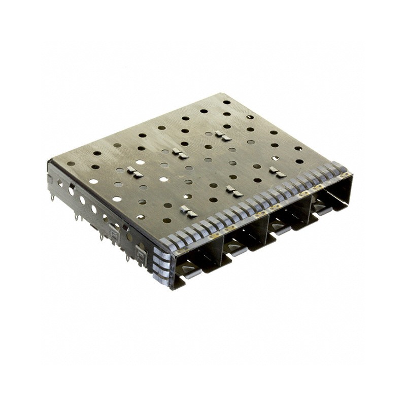 1 pcs : 2007132-1 - CONN SFP+ CAGE 1X4 PRESS-FIT R/A