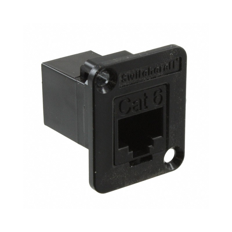 1 pcs : EHRJ45P6 - CONN MOD COUPLER 8P8C TO 8P8C