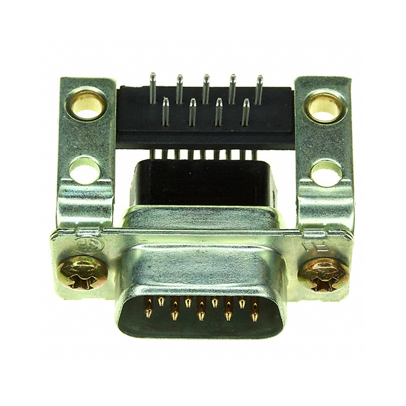 1 pcs : 5205865-1 - CONN D-SUB PLUG 9POS R/A SLDR