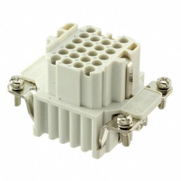 1 pcs : 0936010093 - 24P + PE FEMALE INSERT 10A 250V/