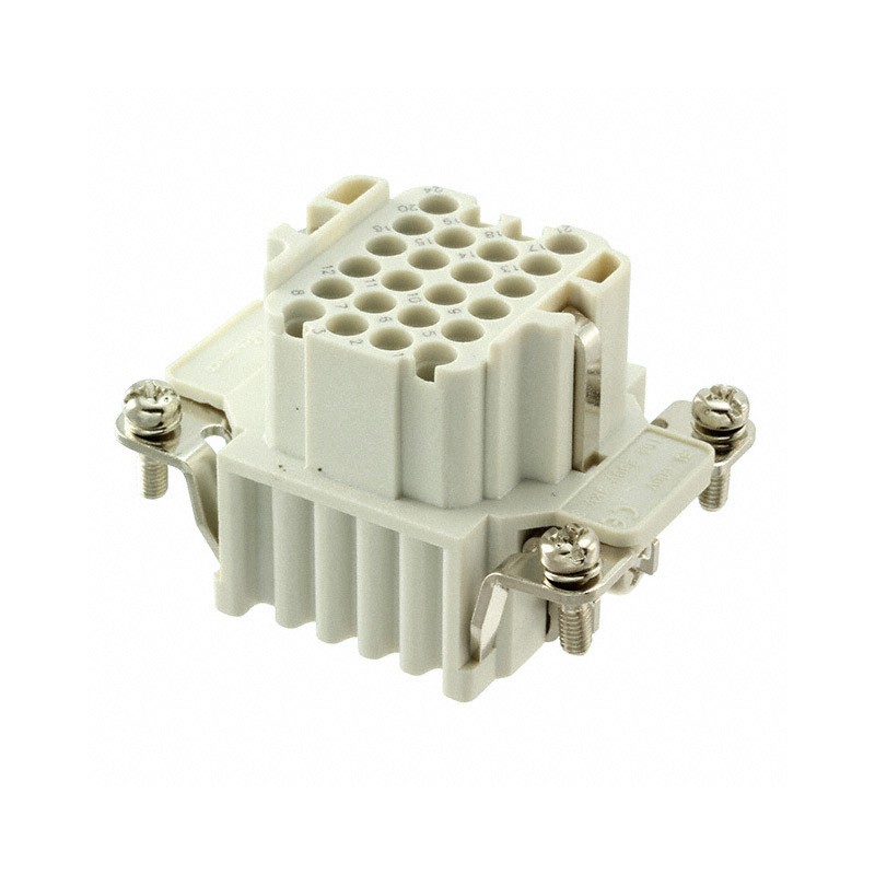 1 pcs : 0936010093 - 24P + PE FEMALE INSERT 10A 250V/