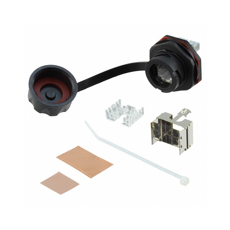 1 pcs : SS-60400-015 - CONN MOD JACK 8P CAT5E SHLD IP67