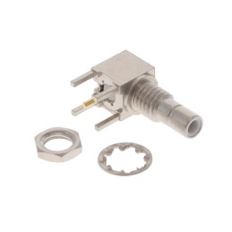 1 pcs : R114673020 - SMB / RIGHT ANGLE BULKHEAD MALE